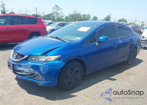 2013 Honda Civic Lx z USA, uszkodzony, nr VIN 19XFB2F53DE272915
